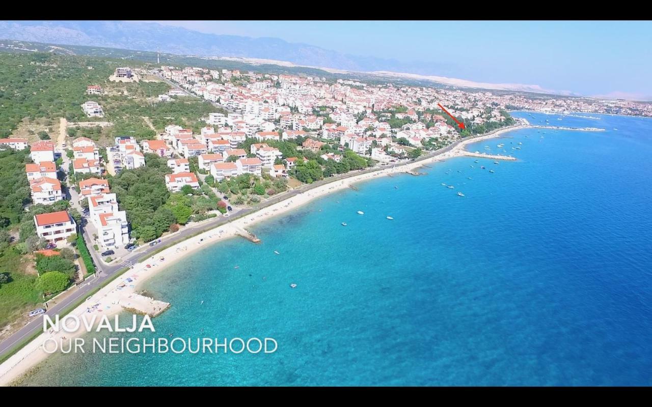 Ivana Apartment With Terrace Novalja Εξωτερικό φωτογραφία